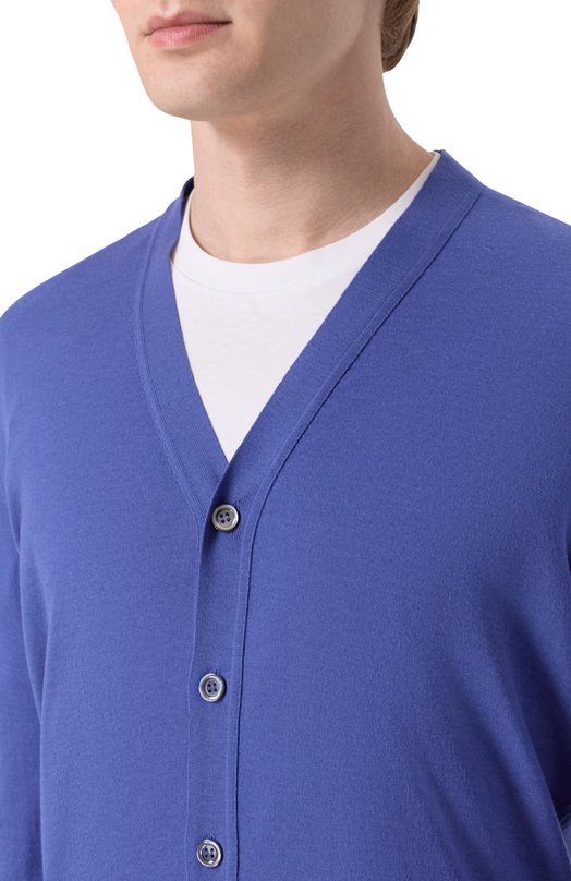 Шерстяной кардиган MVST M0-M25.1MM.K410/44-60 Синий  M0-M25.1MM.K410/44-60 Фото 5