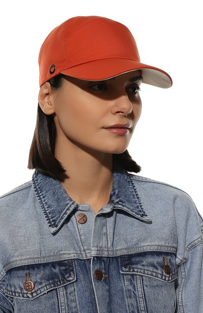 Бейсболка ty wind LORO PIANA кораллового цвета по цене 37950 руб., арт. FAG1327, фото 2 Бейсболка ty wind LORO PIANA, арт. FAG1327, фото 2