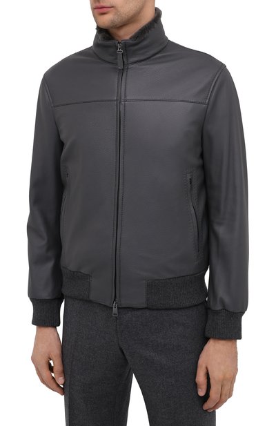 Кожаный бомбер BRIONI, арт. PLZ40L/P7708, фото 3