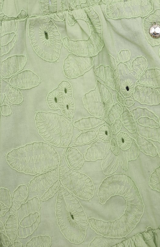 Хлопковые шорты Trussardi junior Зелёный, фото 3