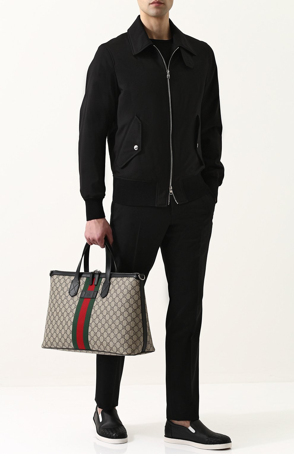 Сумка gg supreme web с плечевым ремнем GUCCI, арт. 359261/KHNGN, фото 2