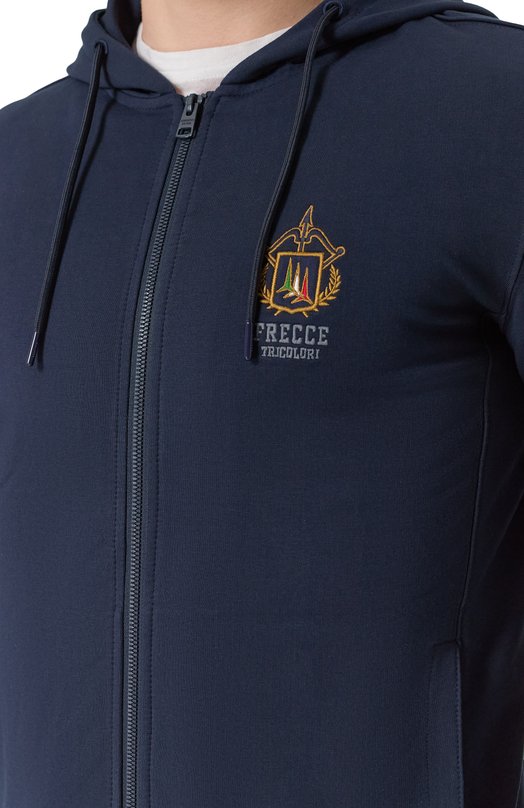 Хлопковый спортивный костюм Aeronautica Militare 251TF086F459 Синий  251TF086F459 Фото 6