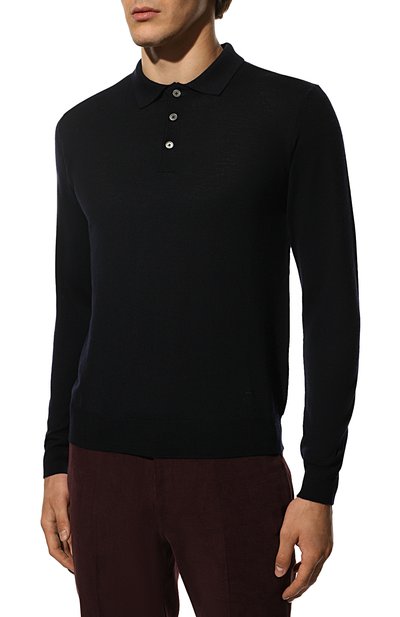 Шерстяное поло CORNELIANI, арт. 90M507-2825100/00, фото 3