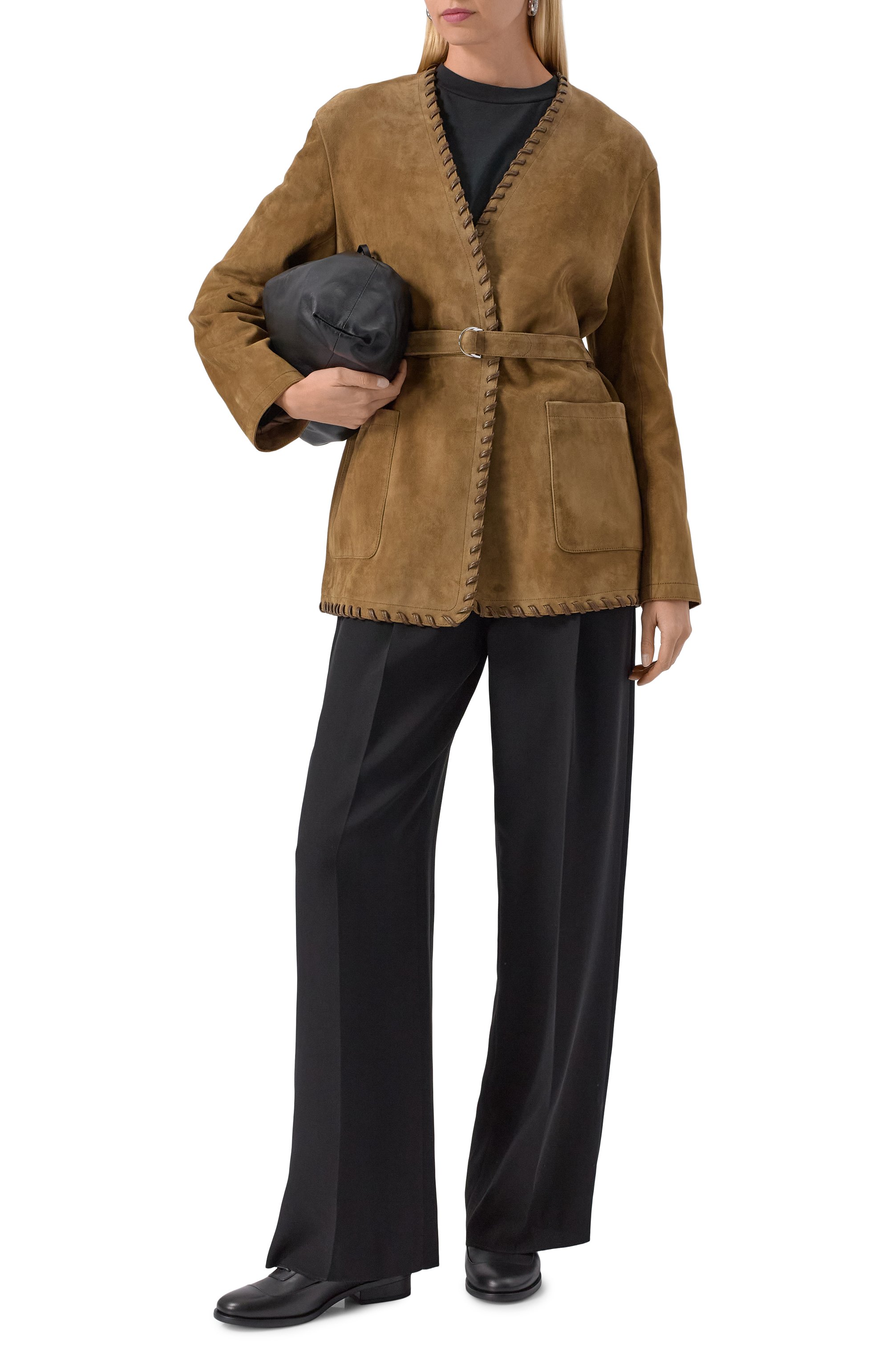 Кожаные оксфорды 12 STOREEZ, арт. 129129, фото 2