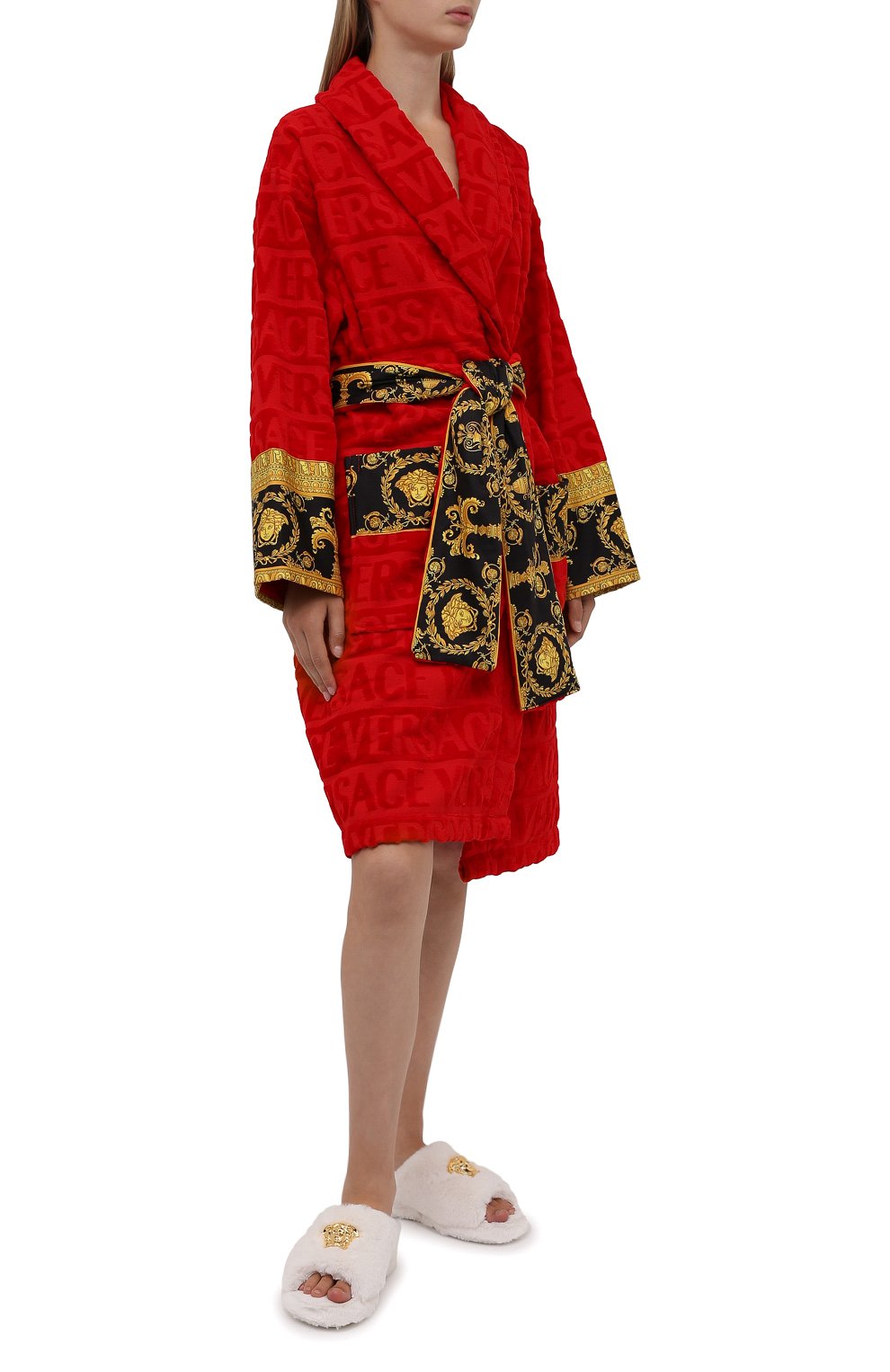 Хлопковый халат VERSACE, арт. ZACJ00008/ZC0SP052, фото 2