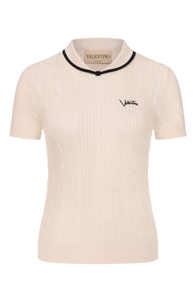 Женский пуловер из хлопка и вискозы VALENTINO, арт. 9B3KC75B/ADB