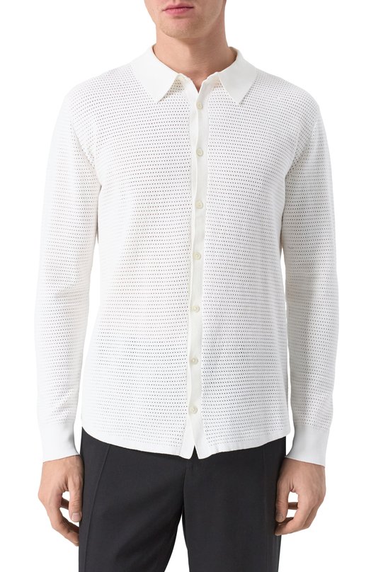 Хлопковая рубашка Van Laack SAFIN0/S00267 Белый  SAFIN0/S00267 Фото 3