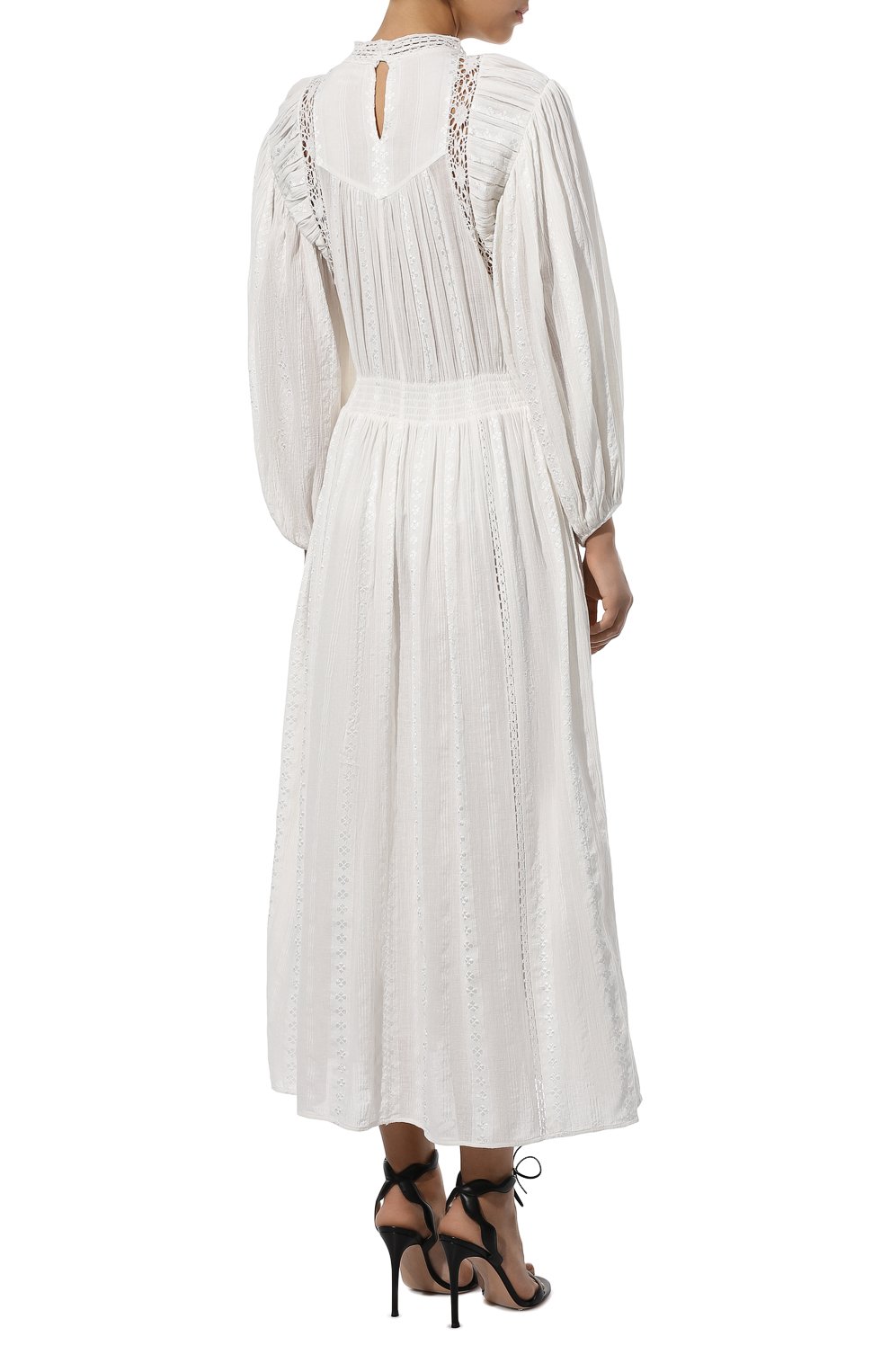 Платье из хлопка и вискозы ISABEL MARANT ETOILE, арт. R02116-22P037E/JAENA, фото 4