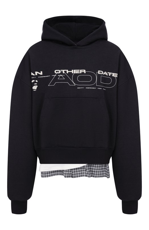 Хлопковое худи An Other Date F50DMAHS066 Чёрный F50DMAHS066