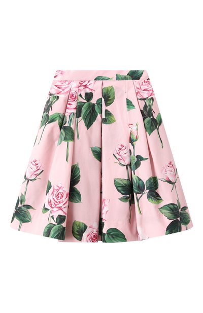 Хлопковая юбка DOLCE & GABBANA, арт. L55I01/HS5S7/2-6
