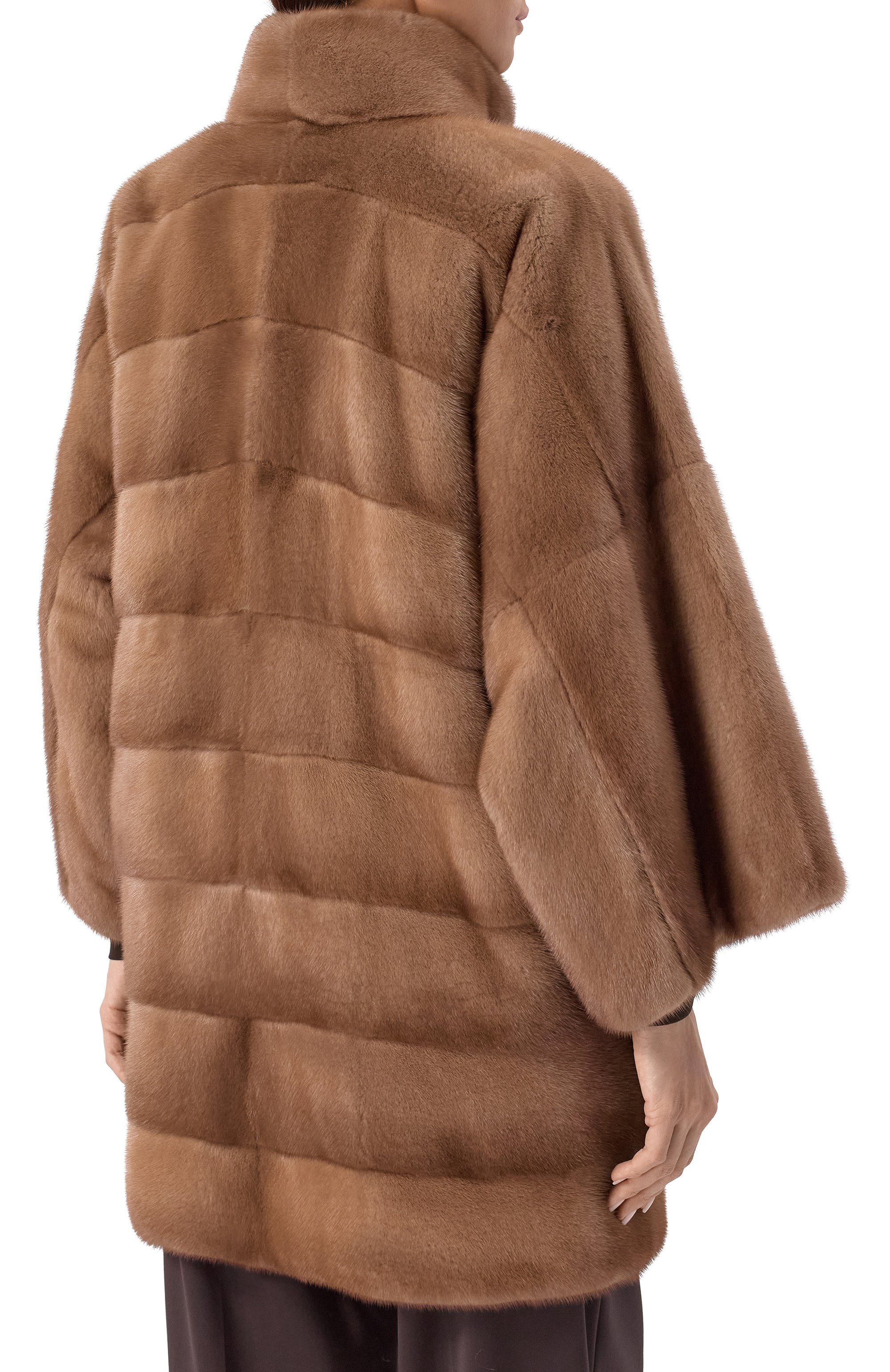 Шуба из норки KITON темно-бежевого цвета по цене 3145000 руб., арт. D60684K0538F54, фото 4 Шуба из норки KITON, арт. D60684K0538F54, фото 4