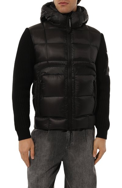 Комбинированный кардиган C.P. COMPANY, арт. 17CMKN163A006390M, фото 3