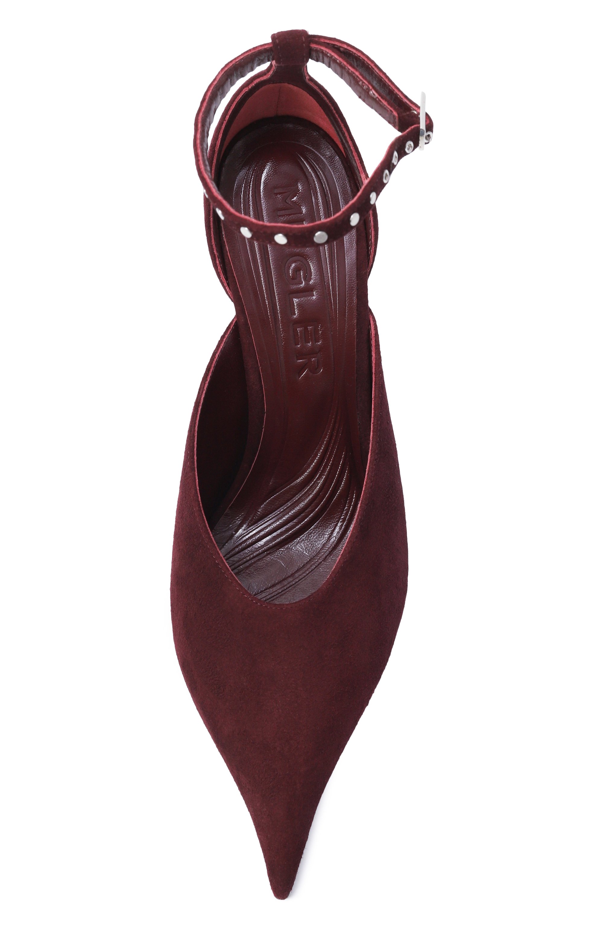 Замшевые туфли MUGLER, арт. MUWSS25SC178_TS074, фото 6