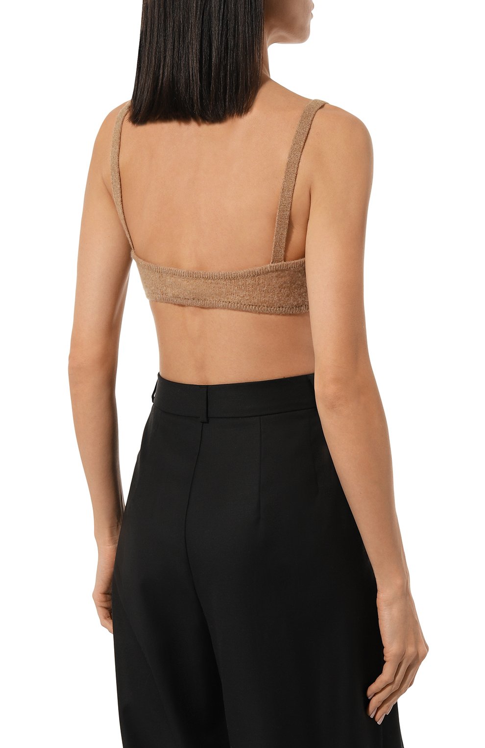 Кашемировый топ KHAITE бежевого цвета по цене 64150 руб., арт. 8252605/EDA, фото 4 Кашемировый топ KHAITE, арт. 8252605/EDA, фото 4