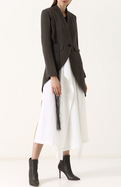 Удлиненный жакет асимметричного кроя  ISABEL BENENATO, арт. WW02RS18, фото 2