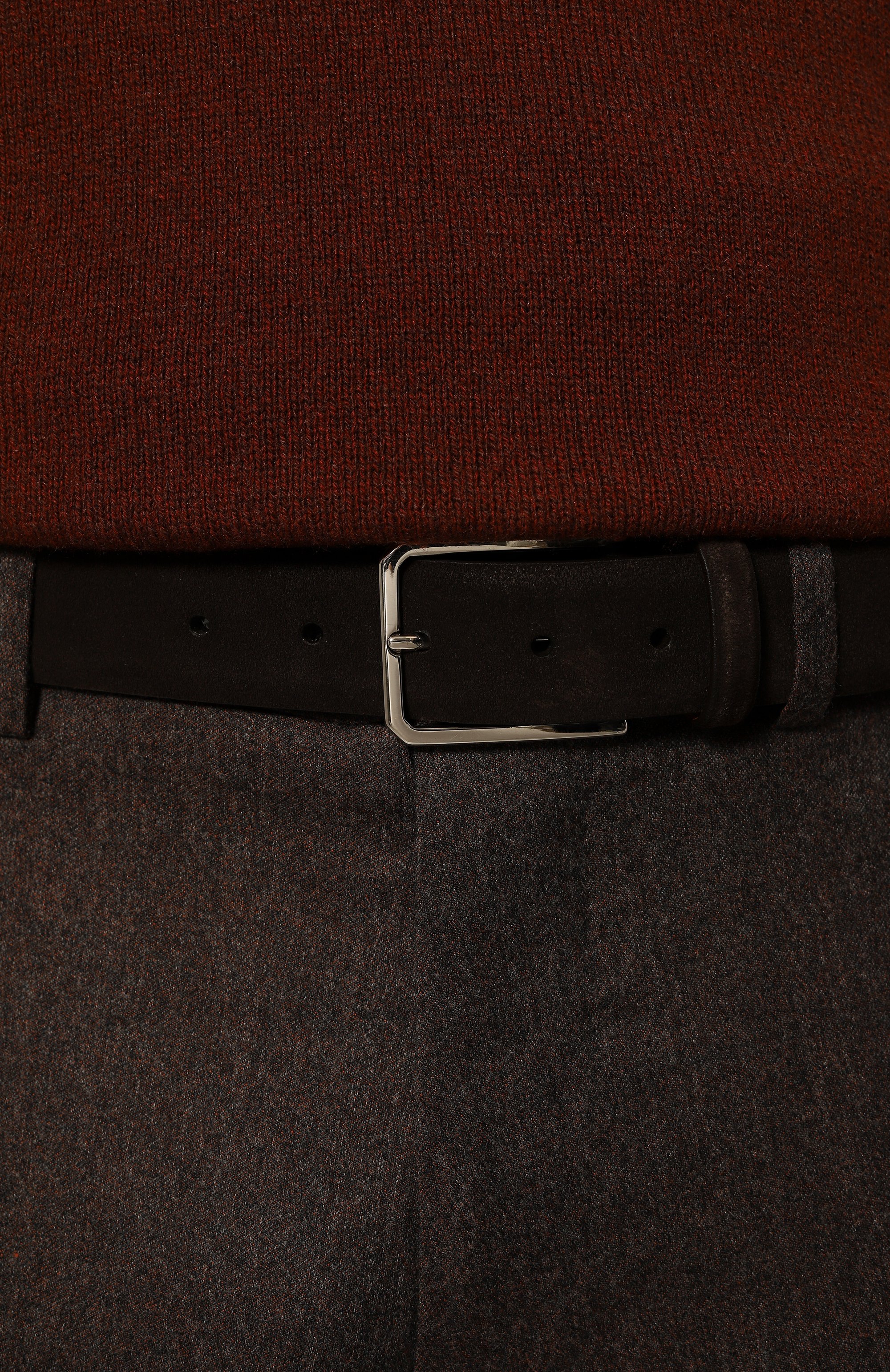 Замшевый ремень SANTONI, арт. CM35VS003B91E2SN, фото 2