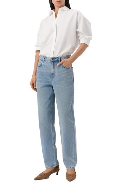 Джинсы balloon 821 12 STOREEZ голубого цвета по цене 13000 руб., арт. 132965, фото 2 Джинсы balloon 821 12 STOREEZ, арт. 132965, фото 2