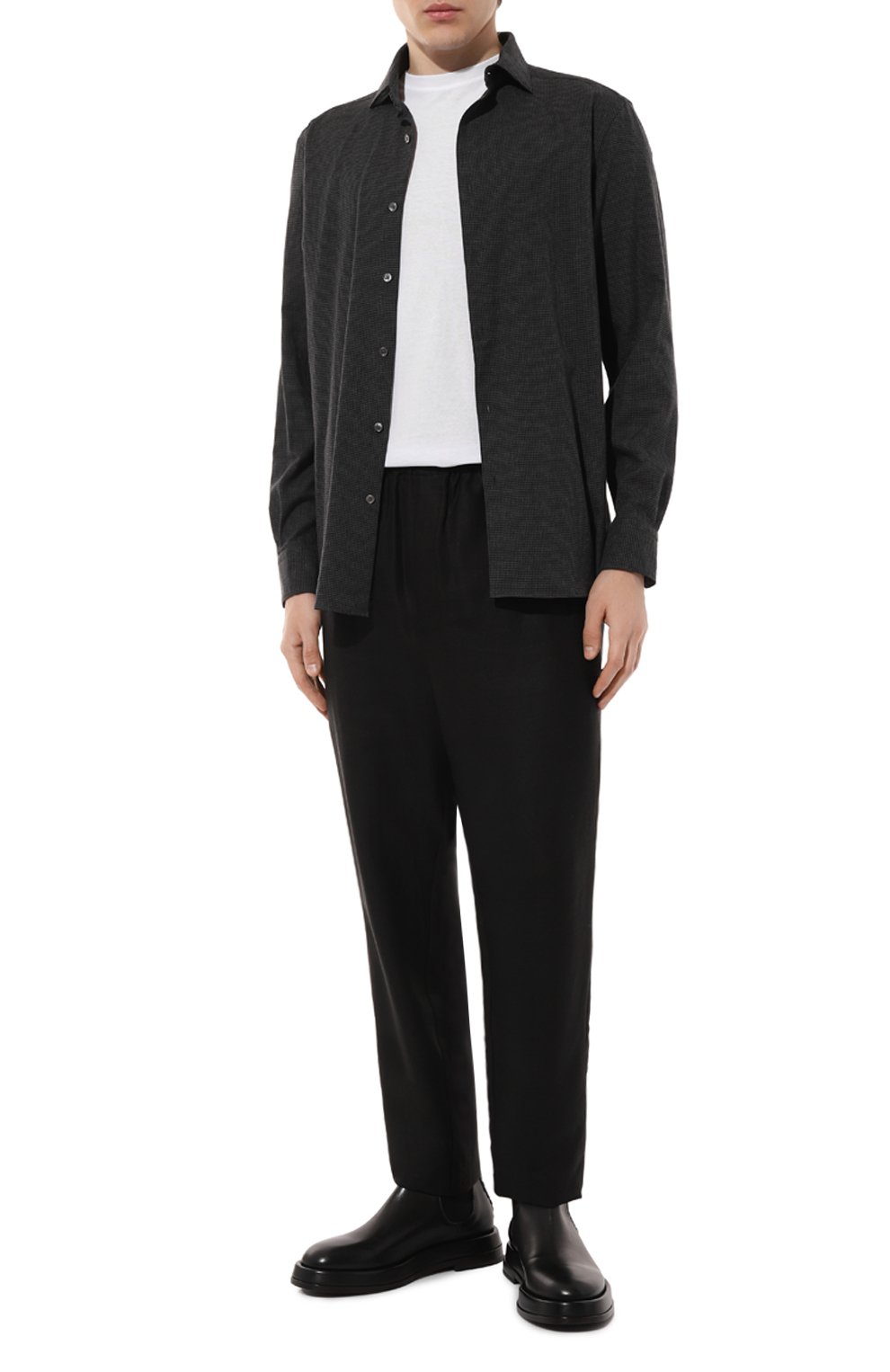 Рубашка из хлопка и кашемира ZEGNA, арт. SRF5/UEX45A8, фото 2