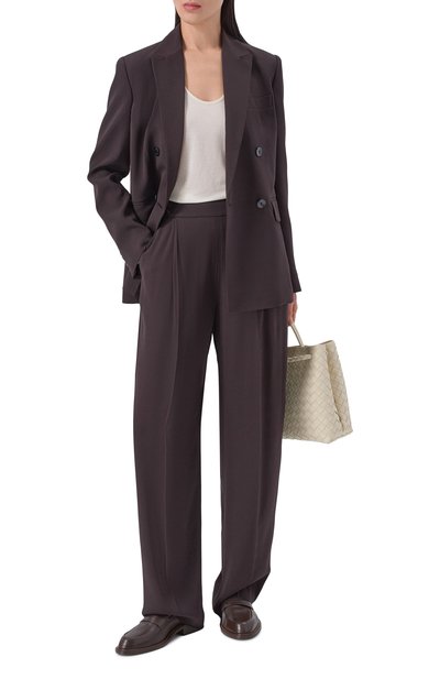 Женские брюки из вискозы и шелка AGNONA, арт. T71008E/U5074E