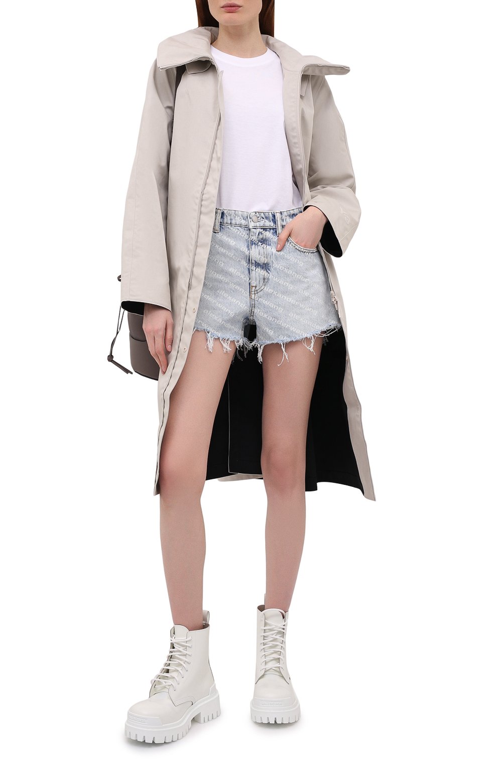 Джинсовые шорты ALEXANDER WANG, арт. 4DC2214781, фото 2