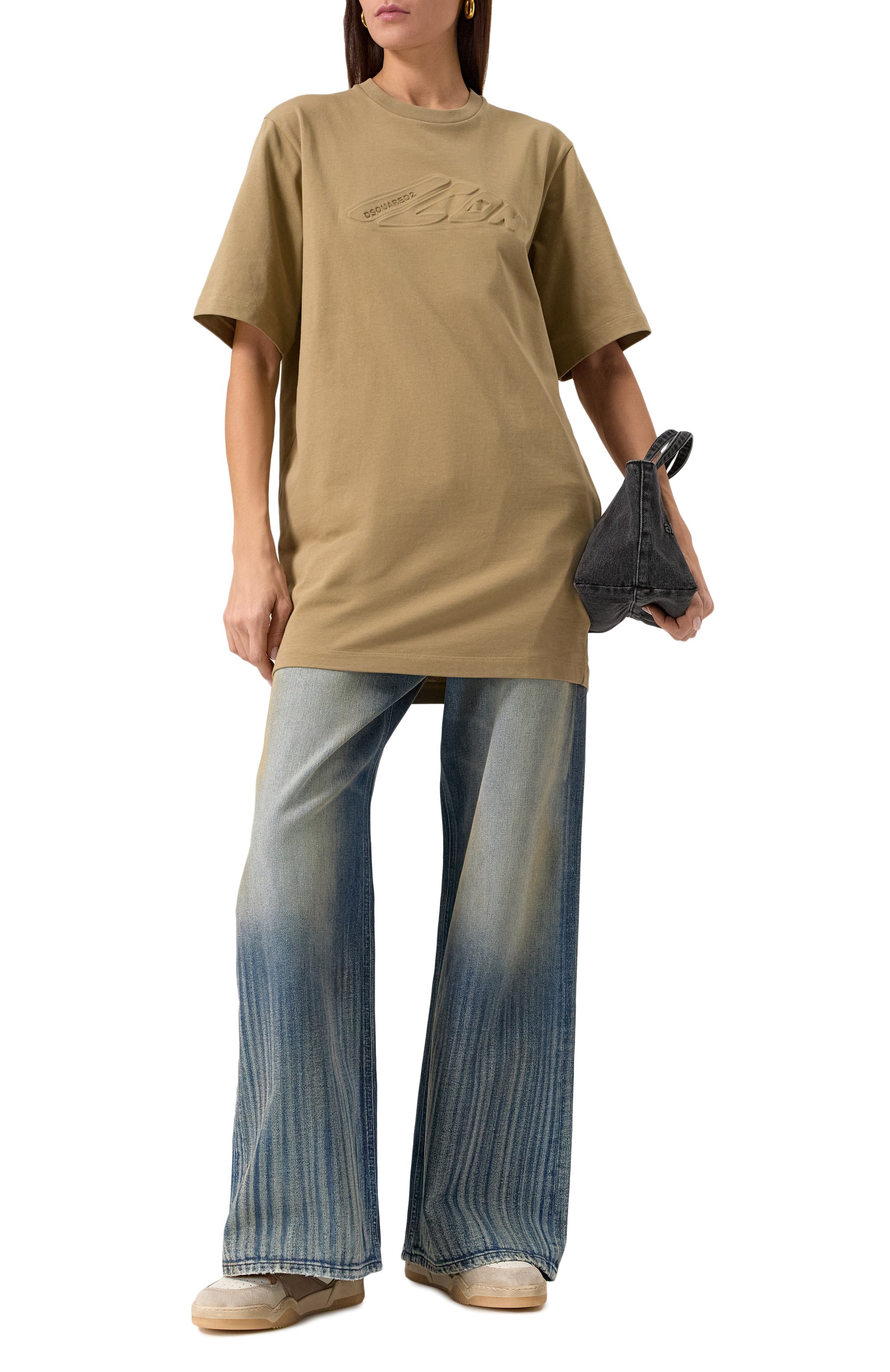 Кожаные кеды spiker DSQUARED2, арт. SNW0315/09708189, фото 2