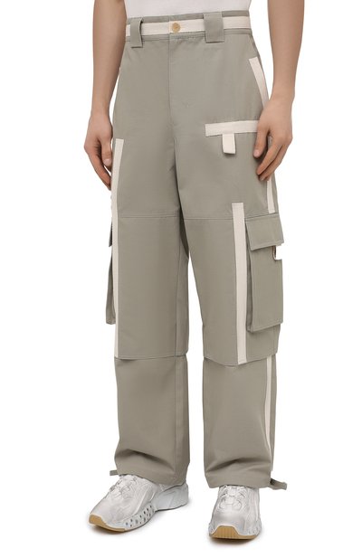 Хлопковые брюки-карго JACQUEMUS, арт. 215PA05/101530, фото 3