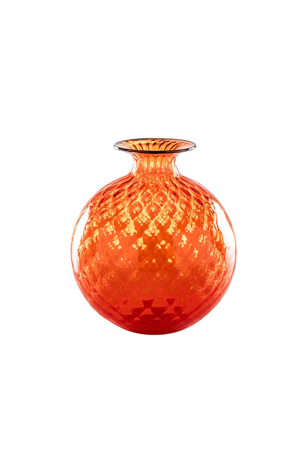 Ваза monofiori VENINI оранжевого цвета по цене 61450 руб., арт. F0310018000F0AU0, фото 1 Ваза monofiori VENINI, арт. F0310018000F0AU0, фото 1