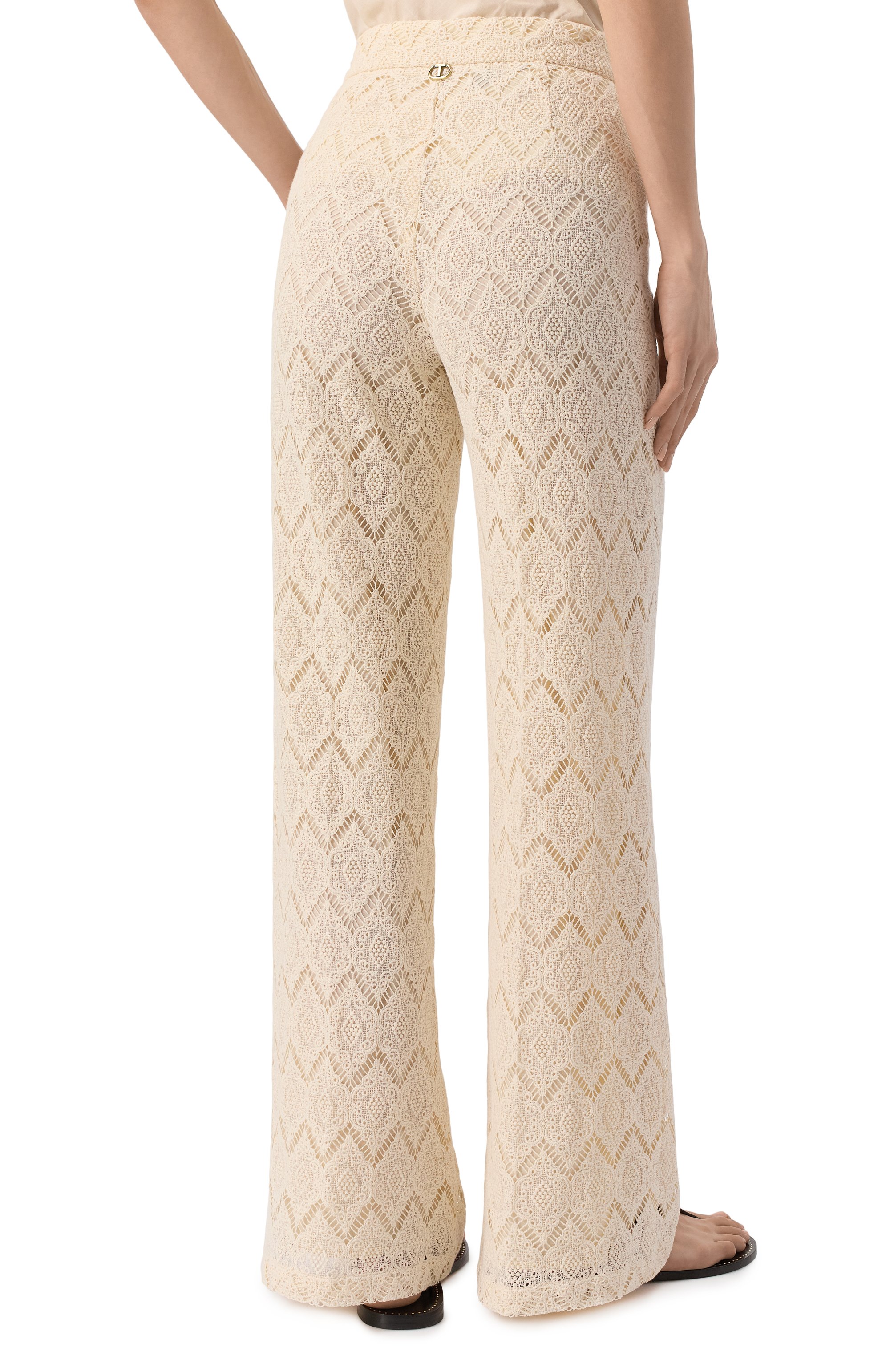 Хлопковые брюки TWINSET, арт. 251TP2409, фото 4