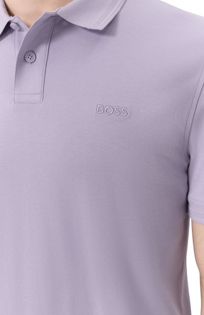 Хлопковое поло BOSS ORANGE, арт. 50520109, фото 5