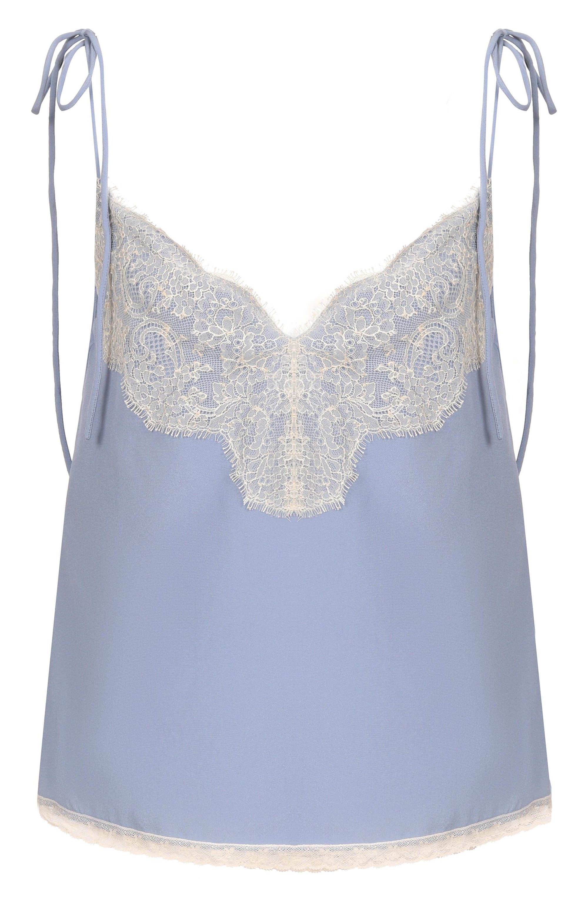 Шелковый топ VALENTINO, арт. 8B3AEBG2/21B, фото 1