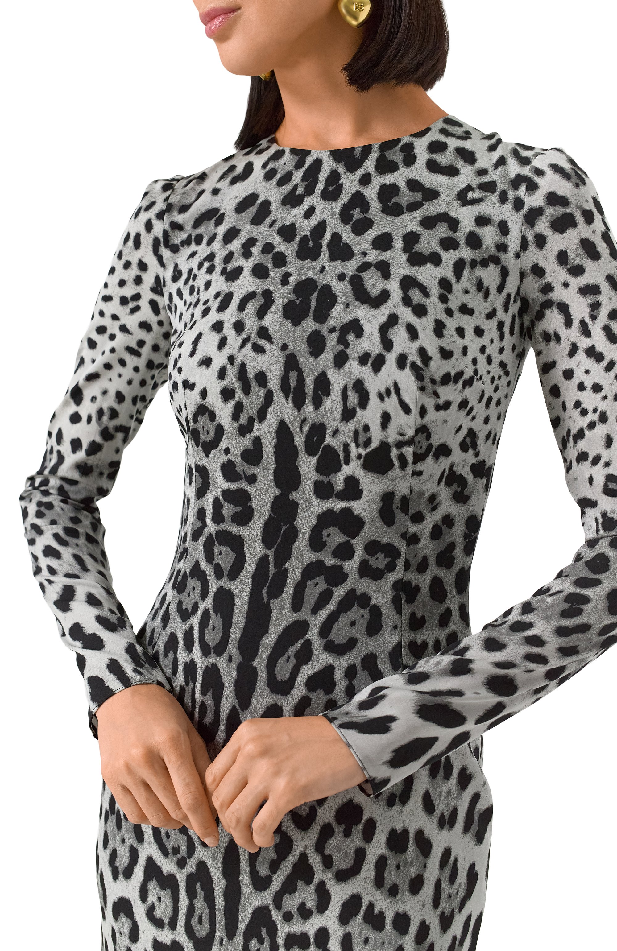 Шелковое платье DOLCE & GABBANA, арт. F6TKPT/FSADD, фото 5