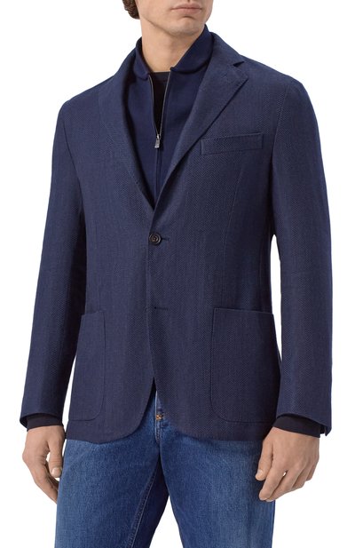 Пиджак изо льна и шерсти CORNELIANI, арт. 27X574/2716319, фото 3
