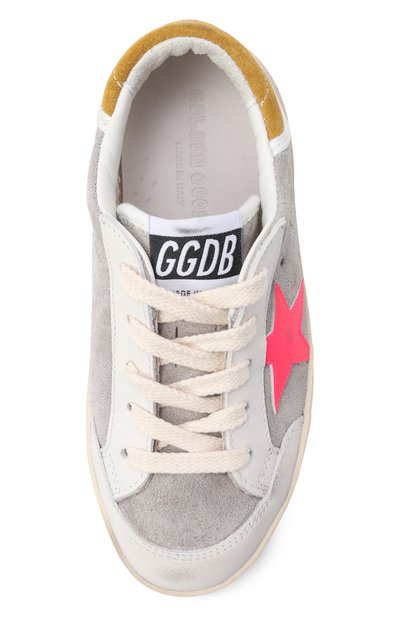 Замшевые кеды super-star GOLDEN GOOSE DELUXE BRAND серого цвета по цене 29950 руб., арт. GYF00107.F008032, фото 4 Замшевые кеды super-star GOLDEN GOOSE DELUXE BRAND, арт. GYF00107.F008032, фото 4