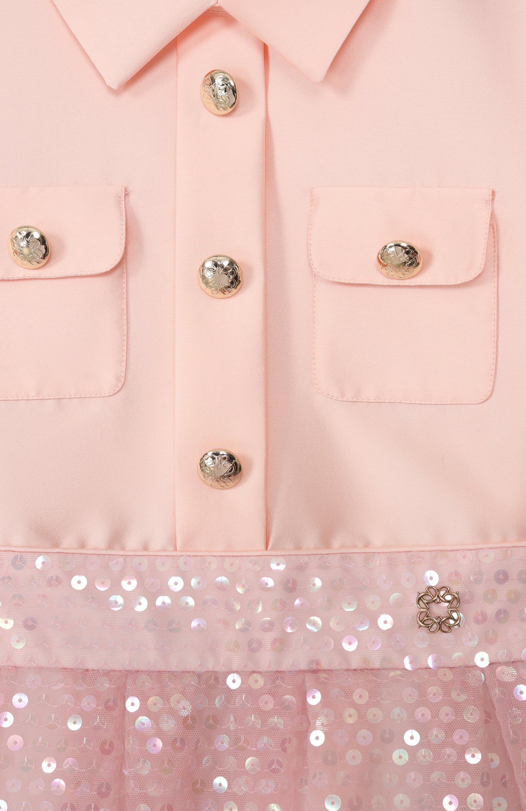 Платье с отделкой пайетками ELIE SAAB JUNIOR, арт. EFAB120 V1/TS0724, фото 3