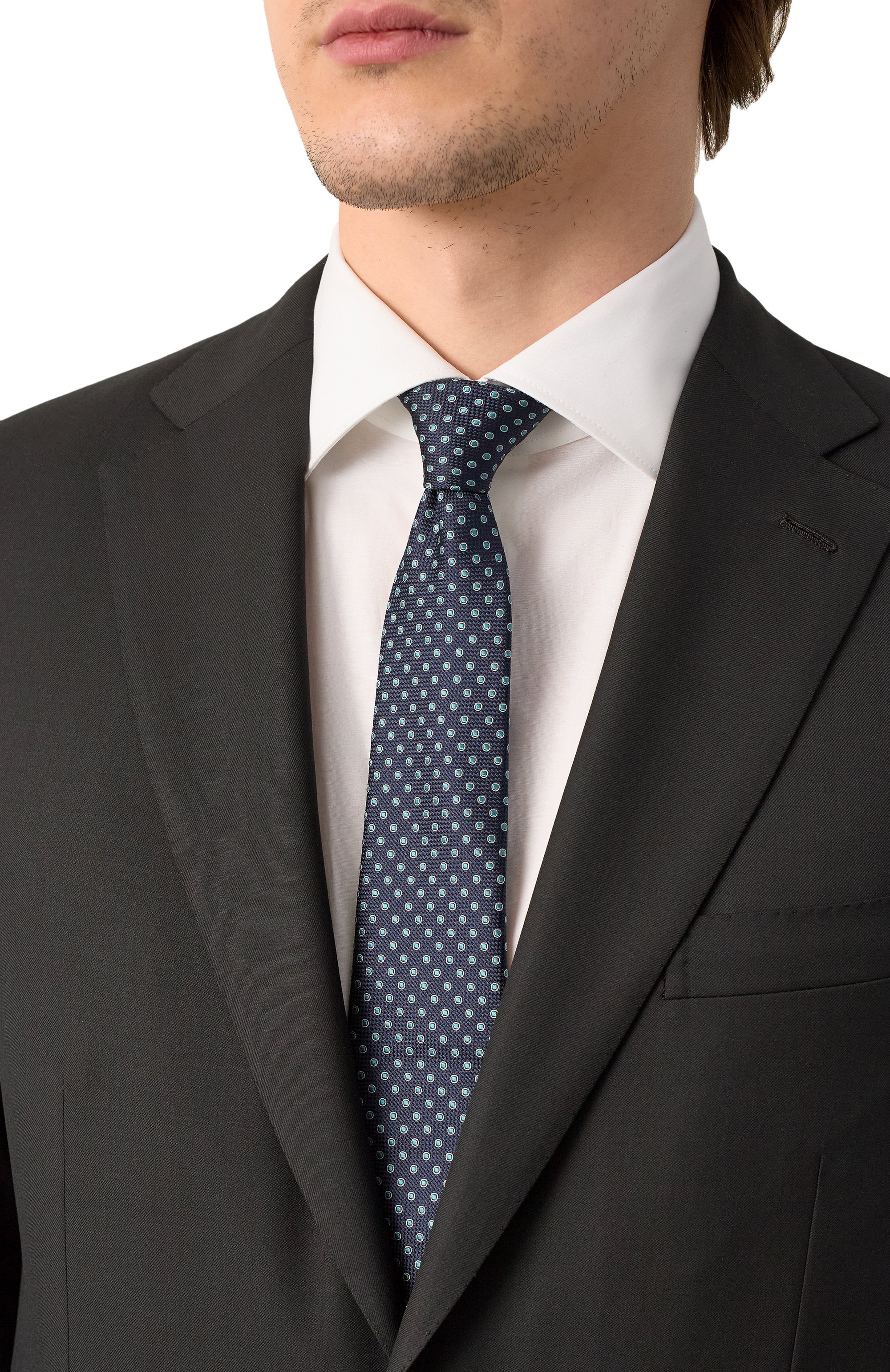 Шелковый галстук CANALI, арт. 18/HJ04207, фото 2