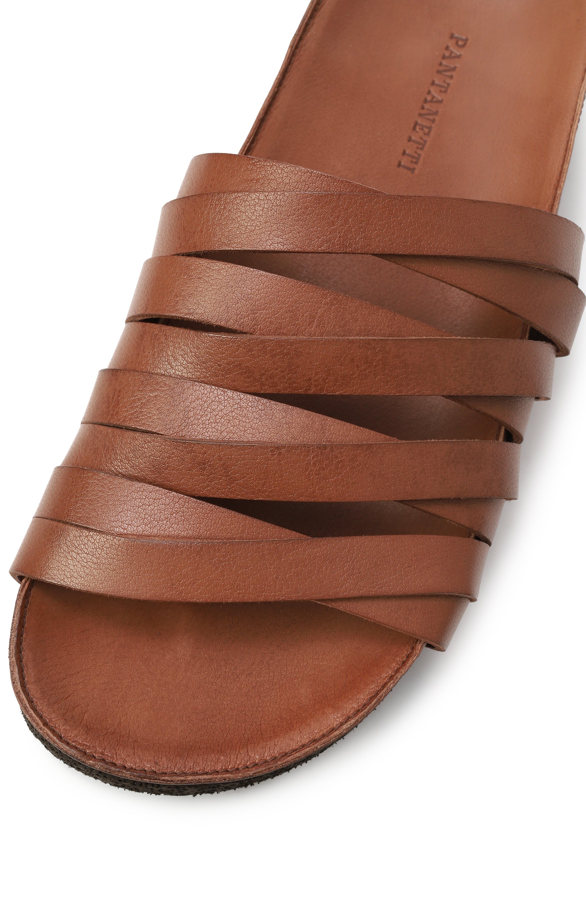 Кожаные шлепанцы PANTANETTI, арт. 18745F, фото 7