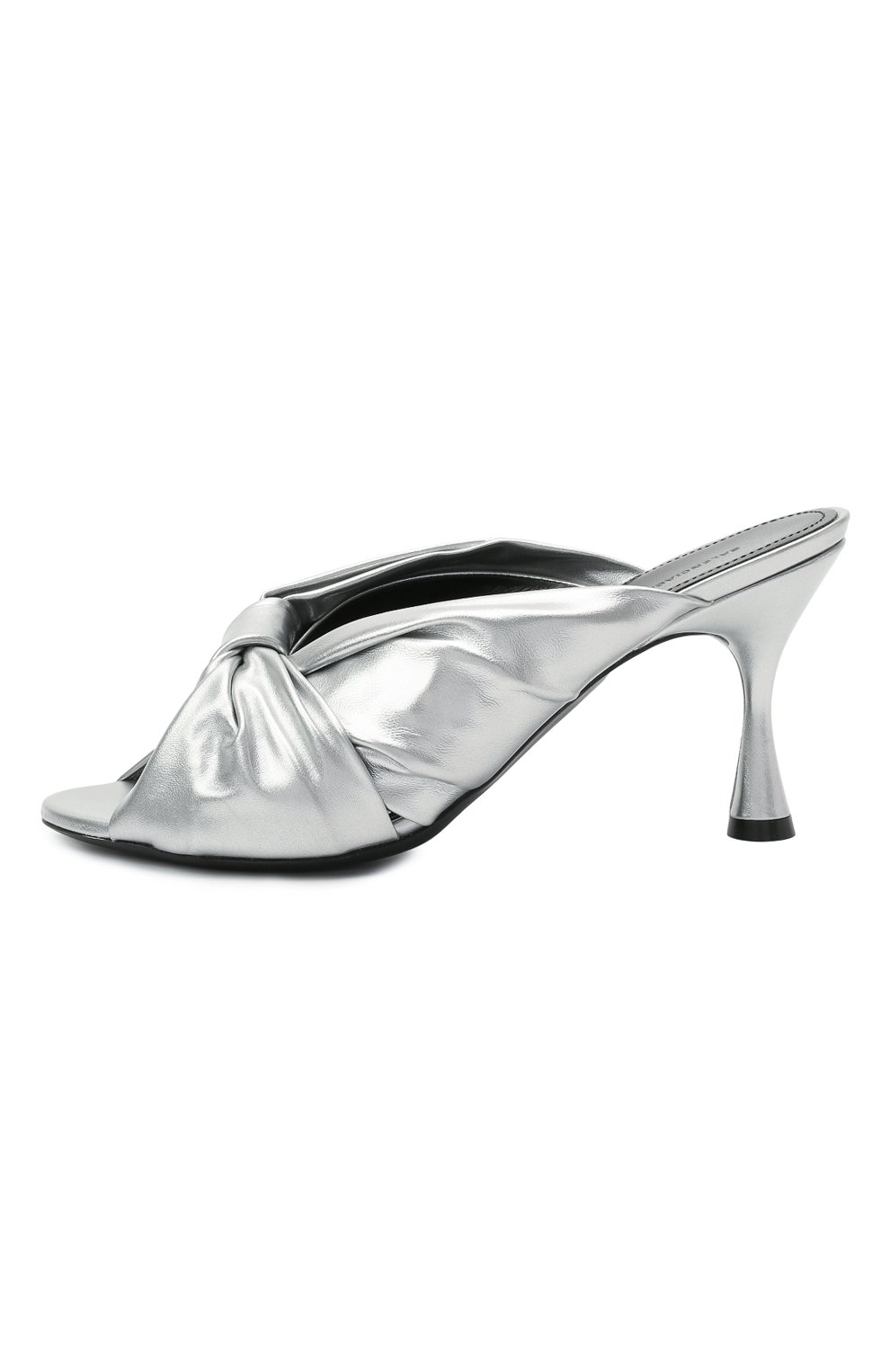 Кожаные мюли drapy BALENCIAGA, арт. 617574/WBAW0, фото 3
