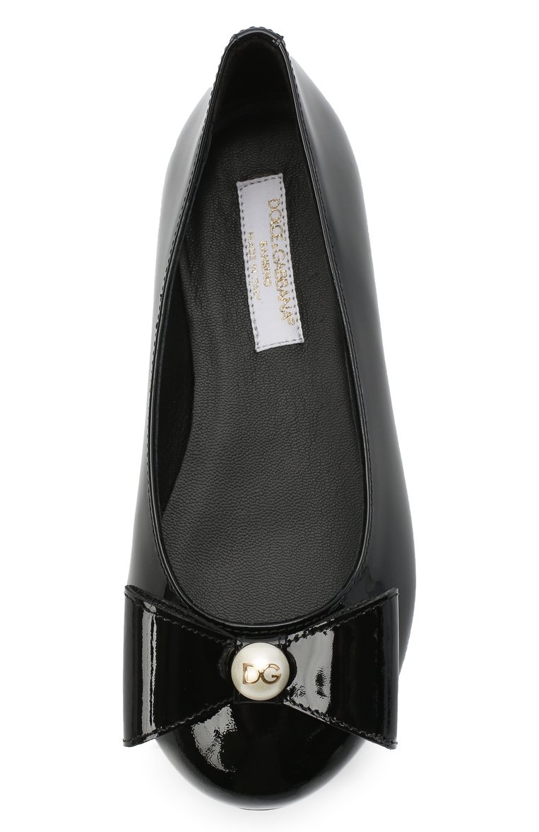 Кожаные балетки DOLCE & GABBANA, арт. D10866/A1328/24-28, фото 4