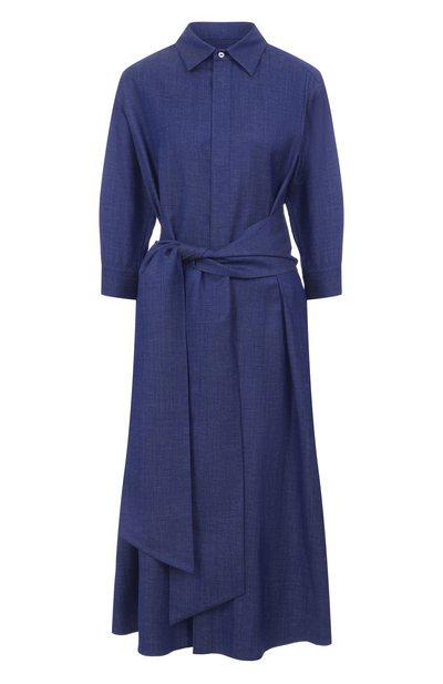 Женское платье из шерсти и льна COLOMBO, арт. AB00359/77184-U