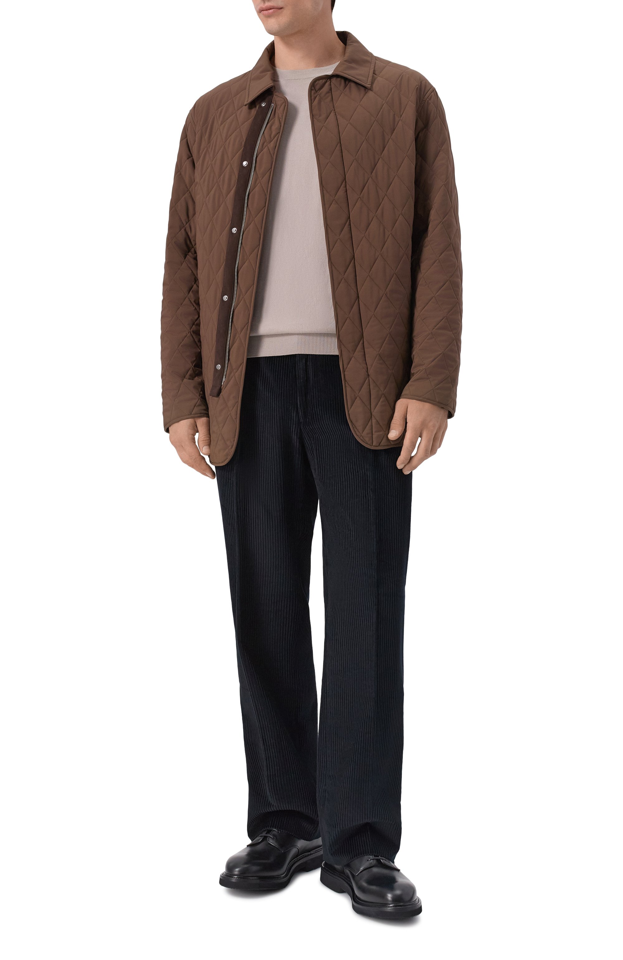 Вельветовые брюки CORNELIANI черного цвета по цене 57250 руб., арт. 284L26/2A18203, фото 2 Вельветовые брюки CORNELIANI, арт. 284L26/2A18203, фото 2