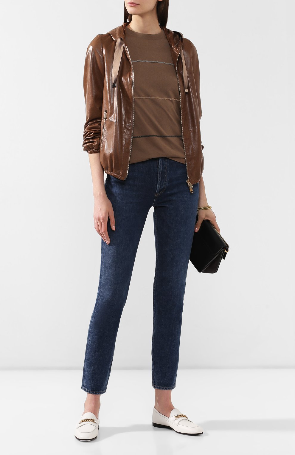 Кожаная куртка BRUNELLO CUCINELLI, арт. MPPAS8687, фото 2