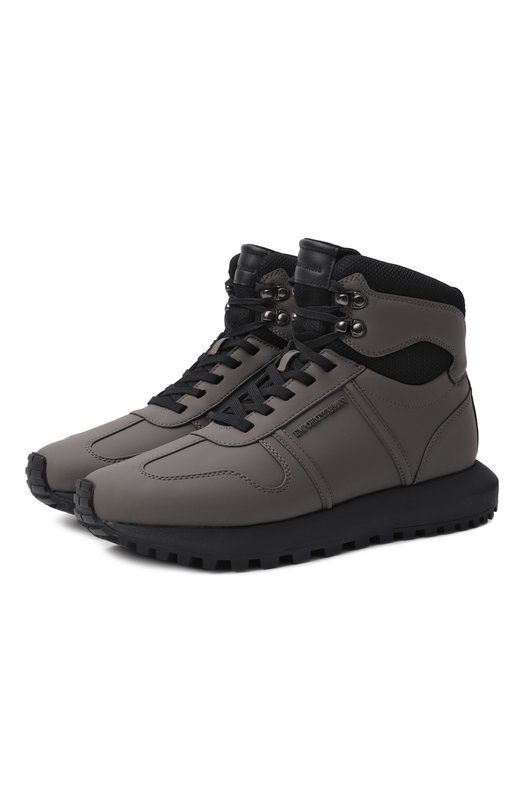 Комбинированные ботинки Emporio Armani EM003736/AF18012 Хаки EM003736/AF18012