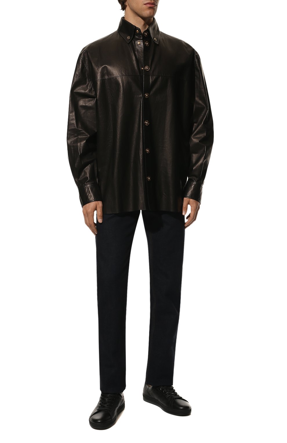 Кожаные кеды TOM FORD, арт. J1045N-DAP, фото 2