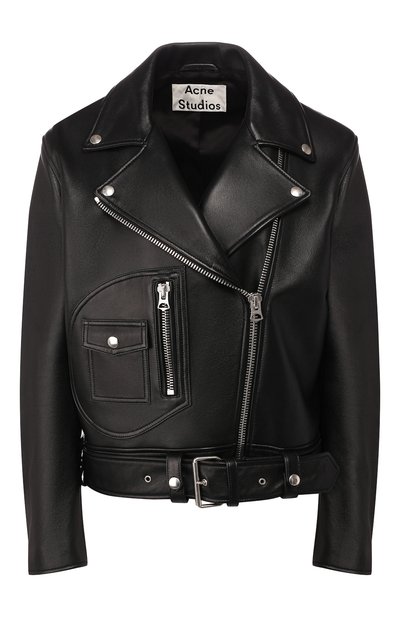 Женская кожаная куртка ACNE STUDIOS, арт. A70011/W