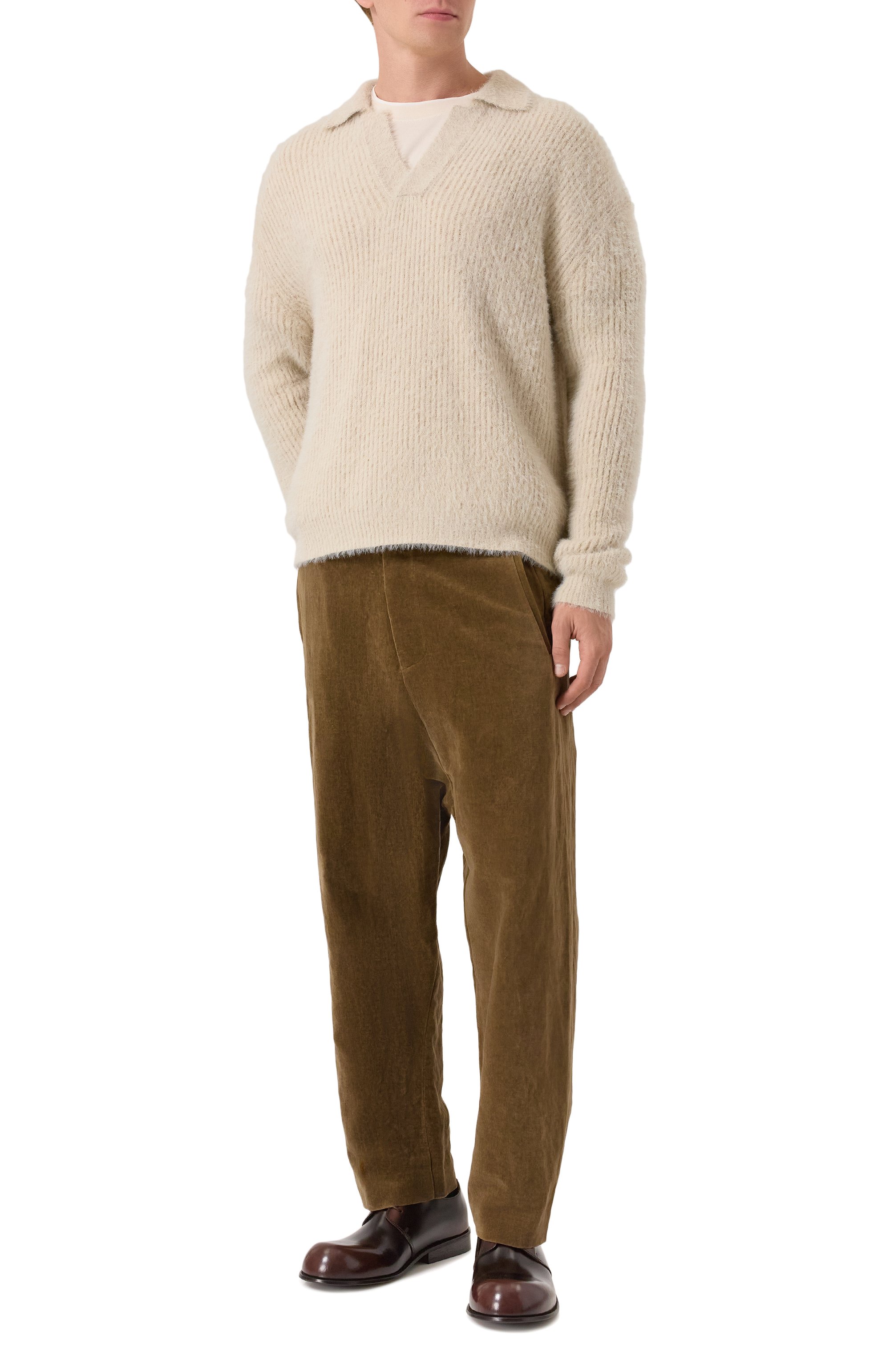 Бархатные брюки UMA WANG, арт. UM3513, фото 2