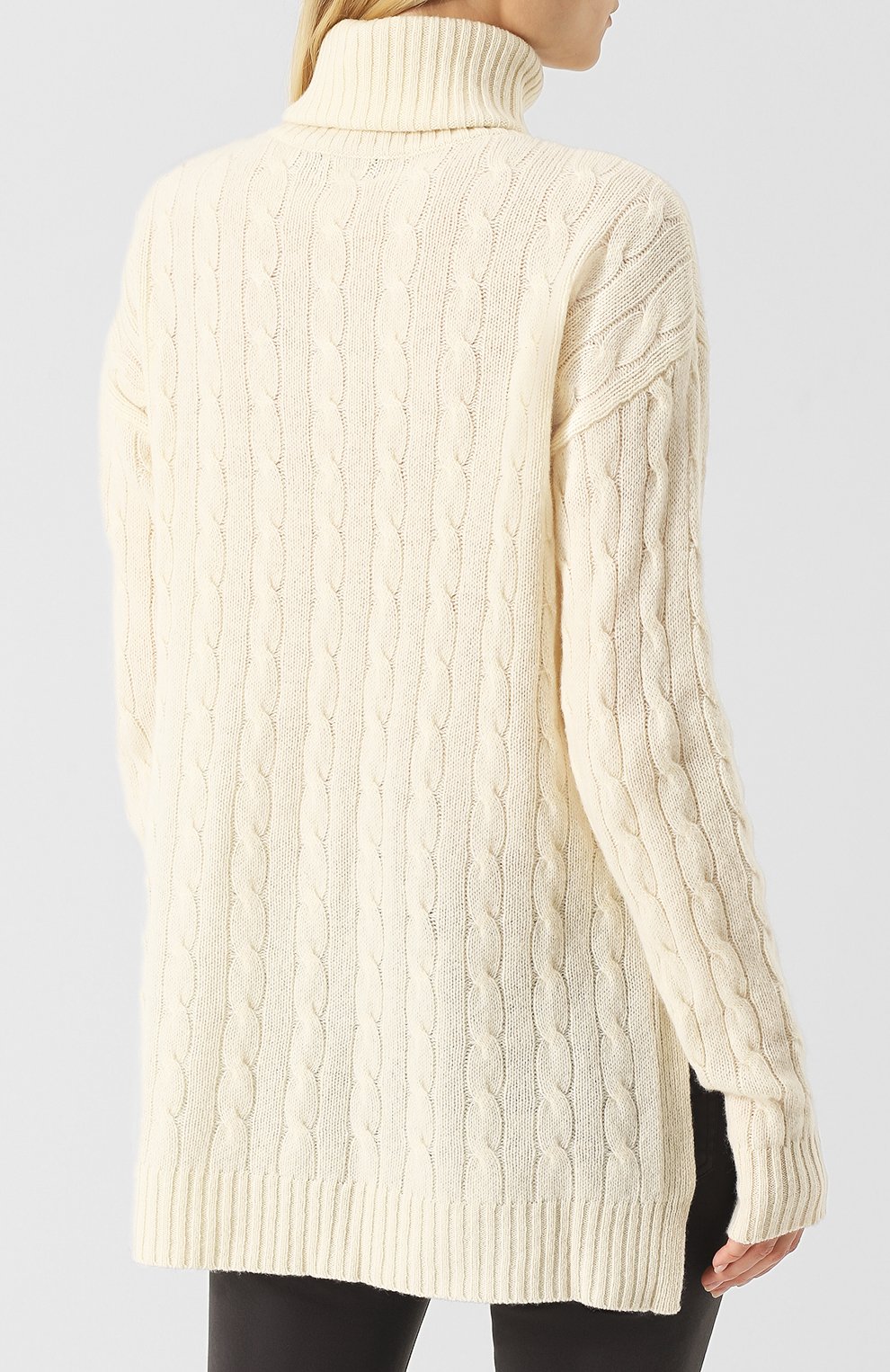 Однотонная водолазка из смеси шерсти и кашемира POLO RALPH LAUREN, арт. 211716657, фото 4