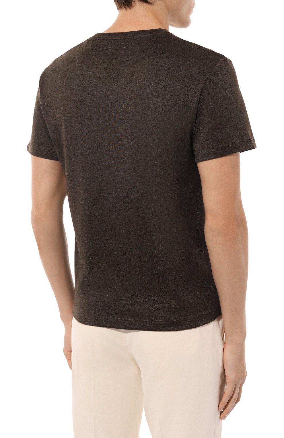 Шелковая футболка STEFANO RICCI, арт. MNH3402930/BG2601, фото 4