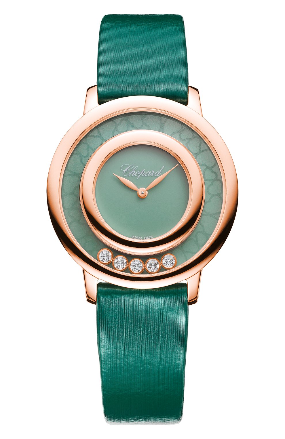 Часы happy diamonds icons round green agate CHOPARD, арт. 209429-5107, фото 1