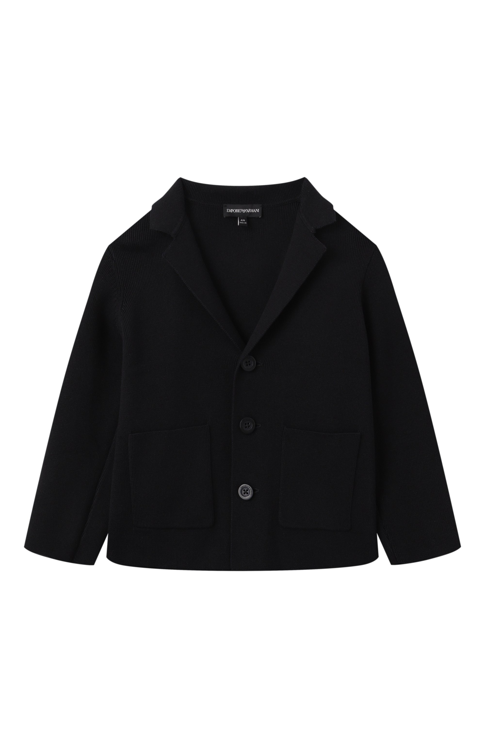Пиджак из хлопка и вискозы EMPORIO ARMANI, арт. EB000299/AF14754, фото 1