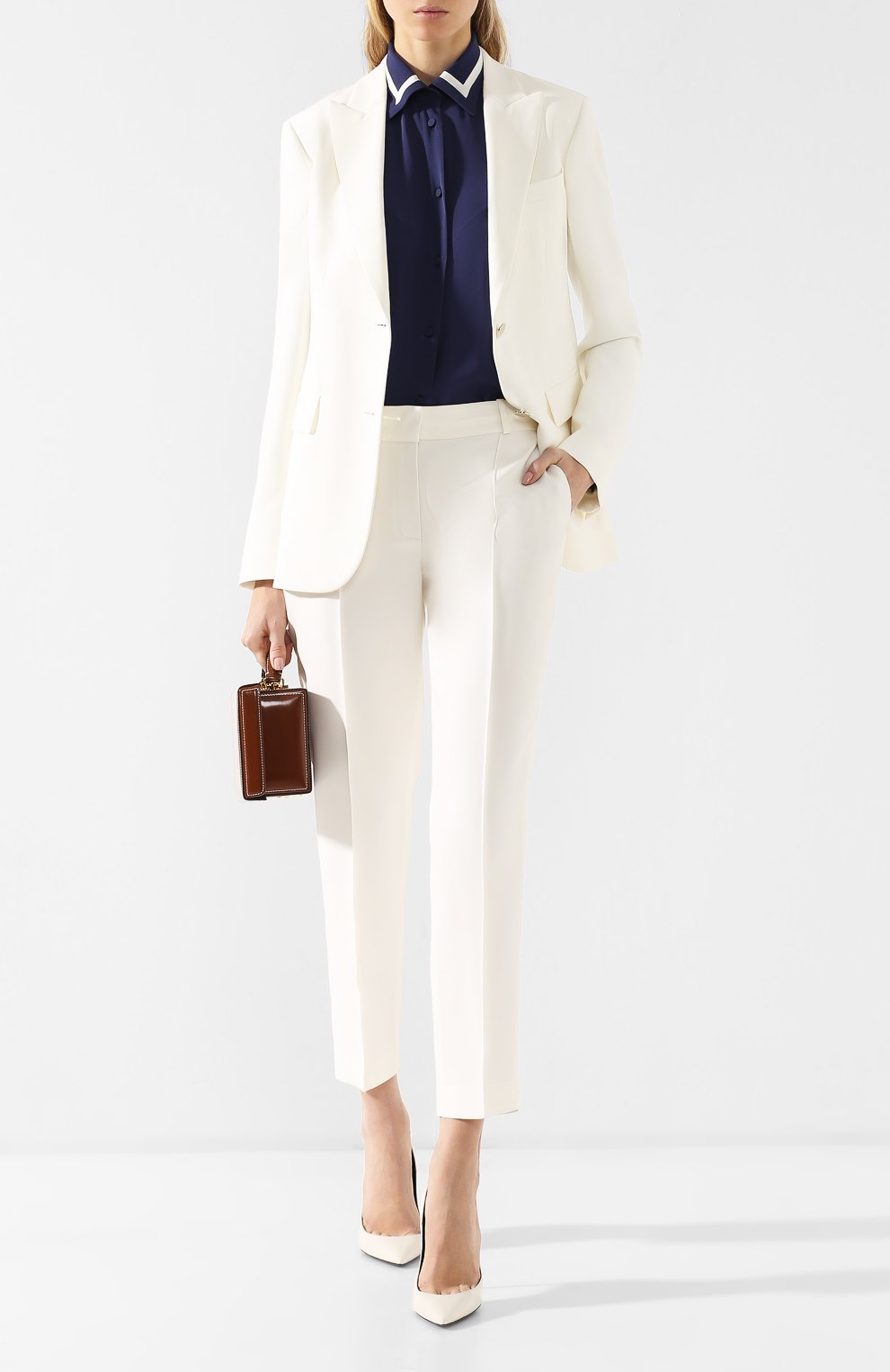 Брюки из смеси шелка и шерсти LORO PIANA, арт. FAI5260, фото 2